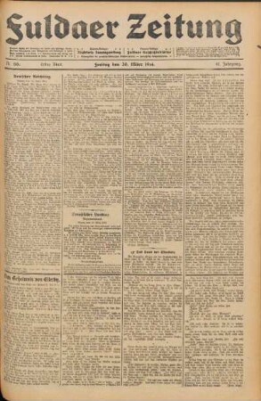 Ausgabe vom Freitag, den 20. März 1914.