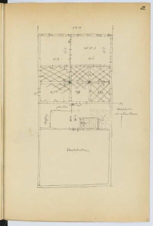 Rathaus, Esslingen: Grundriss (aus: Skizzen- und Fotoalbum 15)