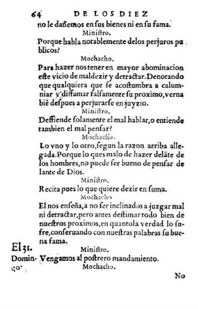 El. 31. Domingo. - El. 40. Domingo.