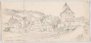 Bauernfeind, Gustav; Italien; Österreich; Schweiz; Studien- und Reiseskizzen - Appenzell, Schweiz (Ansicht)