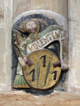 Engel mit Wappen des Volentin Rober