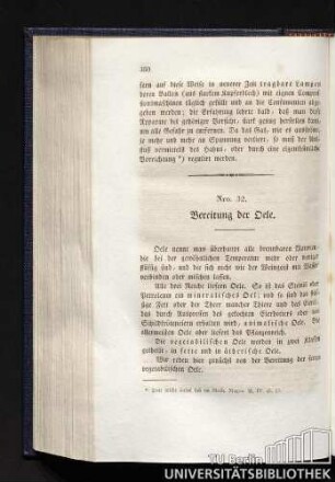 Nro. 32. Bereitung der Oele.