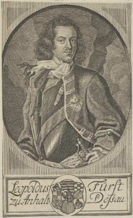 Bildnis von Leopoldus, Fürst zu Anhalt Dessau
