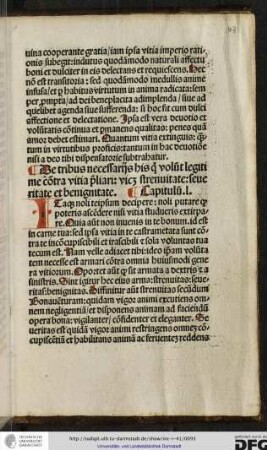 De tribus necessariis his qui volunt legitime contra vitia preliari videlicet strenuitate, severitate et benignitate.