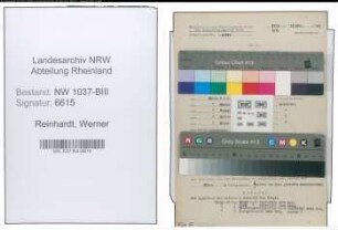 Entnazifizierung Werner Reinhardt , geb. 01.09.1898 (Landwirt)