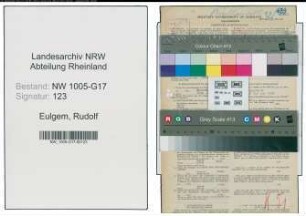 Entnazifizierung Rudolf Eulgem , geb. 17.06.1913 (Buchhaendler)