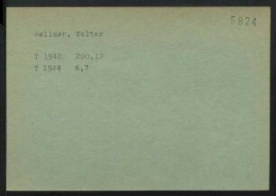 Sellmer, Walter
