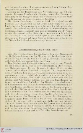 Zusammenfassung des zweiten Teiles