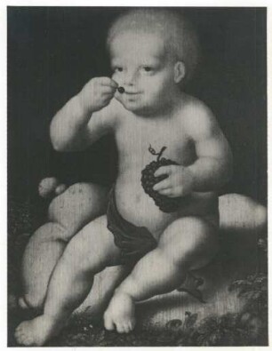 Christuskind mit Weintraube