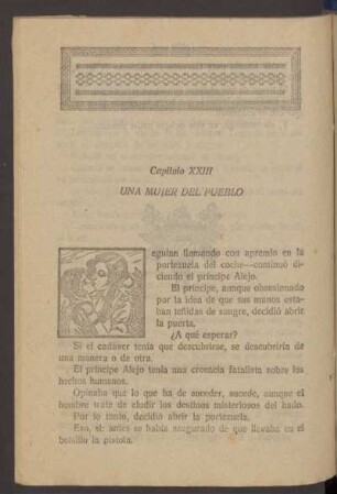 Capítulo XXIII - Una mujer del pueblo