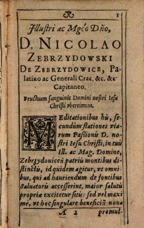 Viarum redemptionis nostrae, propriis passionis D. N. Jesu Christi stationibus, in agro Zebrzydowicensi distinctarum, Rememoratio