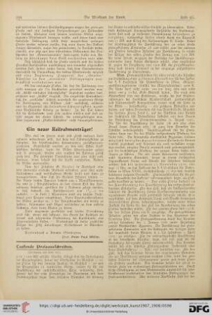 Preisausschreiben / Staatsaufträge etc. / Staatsankäufe etc. / Personalien / Todesfälle / Vereine / Vermischtes