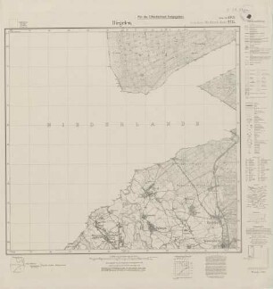 4802 (alte Nr.: 2775) Birgelen, Meßtischblatt (4cm - Karte)