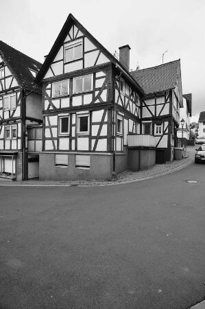 Fachwerkhaus; Schotten, Marktstraße 32A, Marktstraße 34