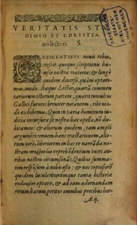 Commentariorvm De Statv Religionis Et Reipublicae In Regno Galliae ... Partis Libri .... 4, Libri X. XI. XII. Carolo Nono Rege, vsque ad illius obitum