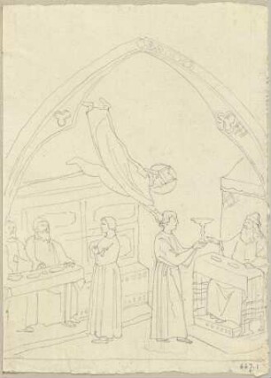 Geschichte des heiligen Nikolaus in der Kapelle des Heiligen in S. Francesco zu Assisi