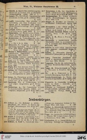 XIV. Siebenbürgen (Nr. 2694 - 2726)