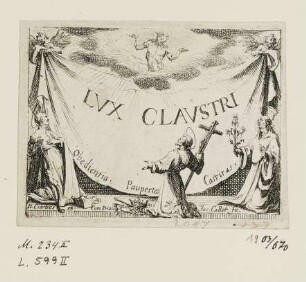 Anbetung des auferstandenen Christus, Titelblatt der Folge "Lux Claustri"