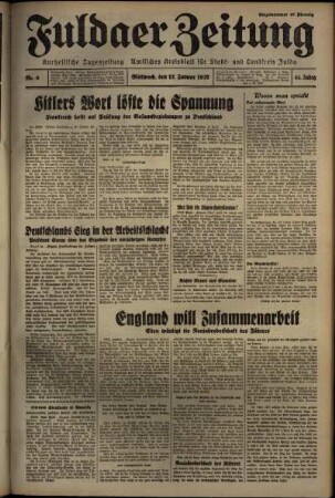 Ausgabe vom Mittwoch, den 13. Januar 1937.