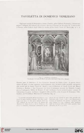 28: Tavoletta di Domenico Veneziano