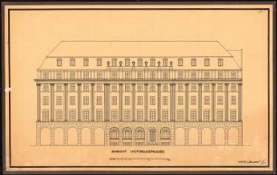 Geschäftshaus am Kemperplatz, Berlin-Tiergarten: Ansicht Viktoriastraße