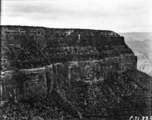 Felsformation : Felsformation am Rand des Grand Canyons.