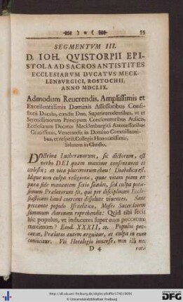 Segmentum III.