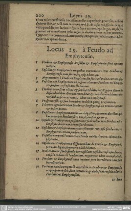 Locus 29. à Feudo ad Emphyteusin