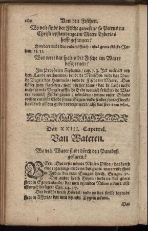 Dat XXIII. Capittel. Van Wakeren.