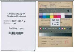 Entnazifizierung Hans Boettcher , geb. 04.01.1908 (Schlosser)