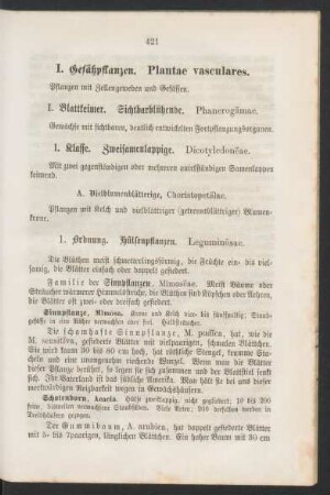I. Gefäßpflanzen. Plantae vasculares.