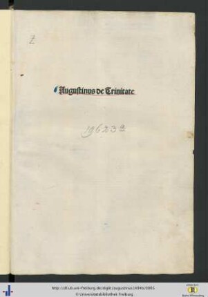 Augustinus de Trinitate