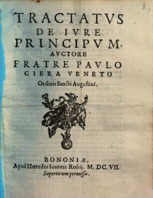 Tractatus de iure principum