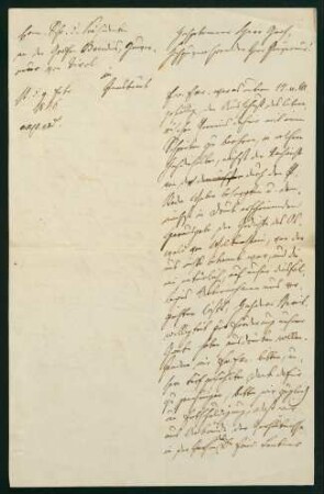 Brief vom 9. Febr. 1846