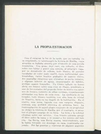 La propia estimación