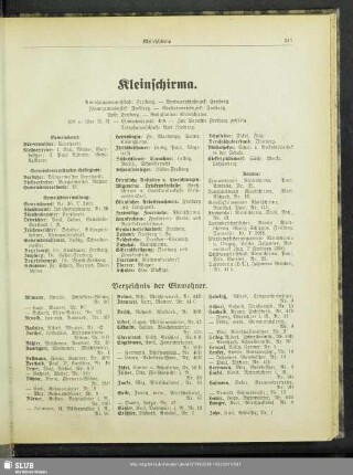 Kleinschirma