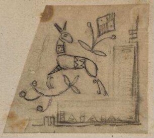 Stickmusterentwurf. Arbeit für den Ullstein-Verlag