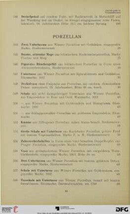 Porzellan (Nr. 544-580)