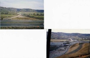 Zubringer und Autobahnstrecke Leonberg im Erdbau