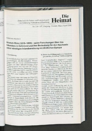 Nr. 3/4 107 Jahrgang