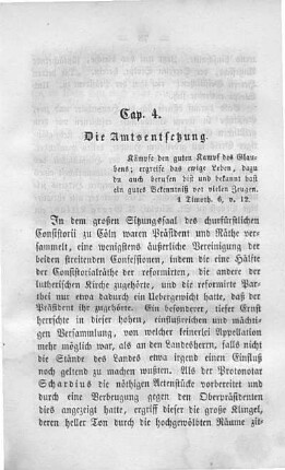 Cap. 4. Die Amtsentsetzung