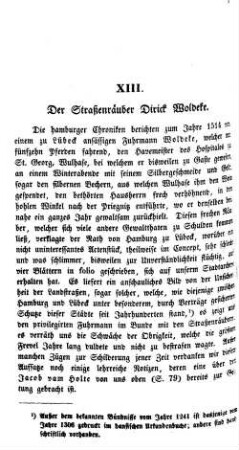 Der Straßenräuber Dirick Woldeke.