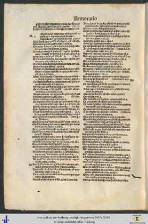 Annotatio Principalium sententiarum