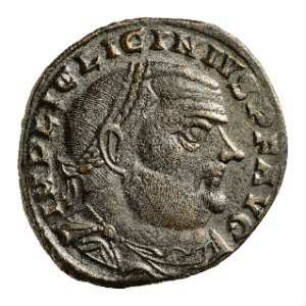 Münze, Follis, 315 - 316 n. Chr.