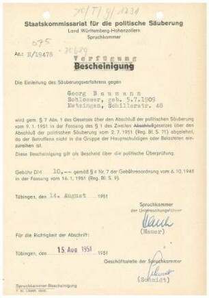 Baumann, Georg