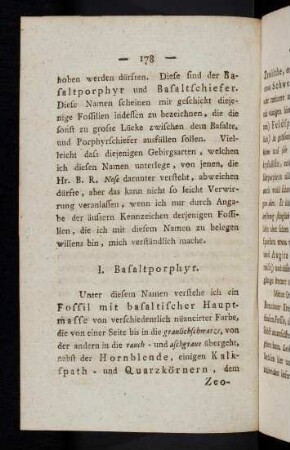 178-181, I. Basaltporphyr