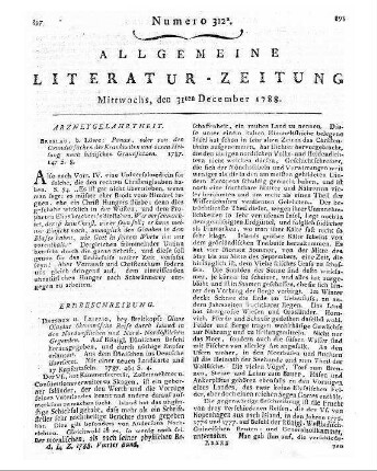Panax, oder von den Grundursachen der Krankheiten und deren Heilung nach biblischen Grundsätzen. - Breslau : [Löwe, 1787]