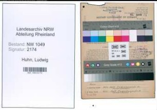 Entnazifizierung Ludwig Huhn , geb. 23.09.1890 (Maschinist)