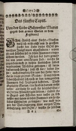Das fünffte Capitl. - Das sechste Capitel.