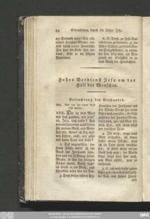 Erleuchtung des Verstandes.